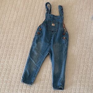 Zara Blue Denim Kids Overalls